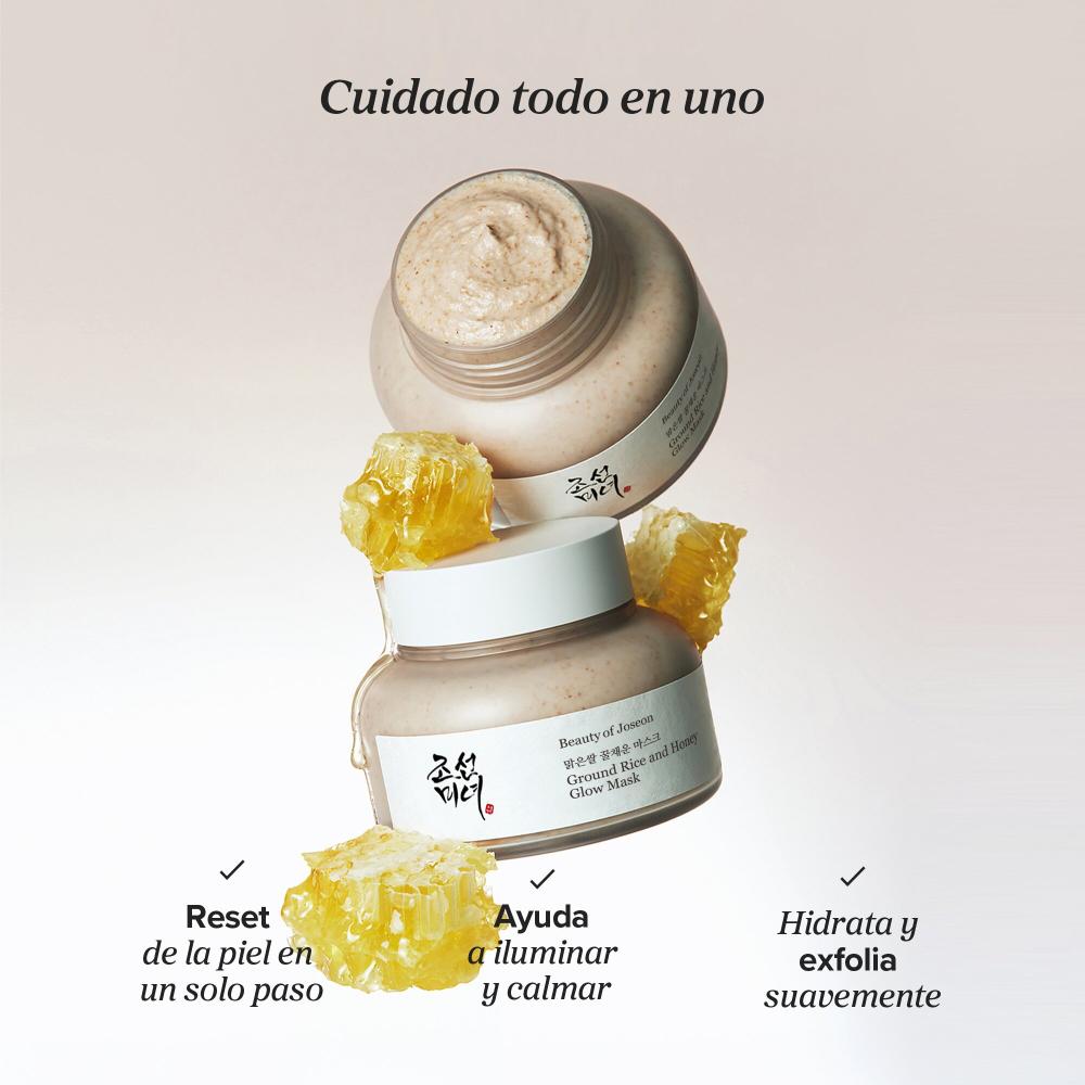 GROUND RICE AND HONEY GLOW MASK (MASCARILLA FACIAL)